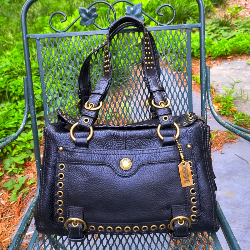 Coach Black Chelsea Abbey Satchel